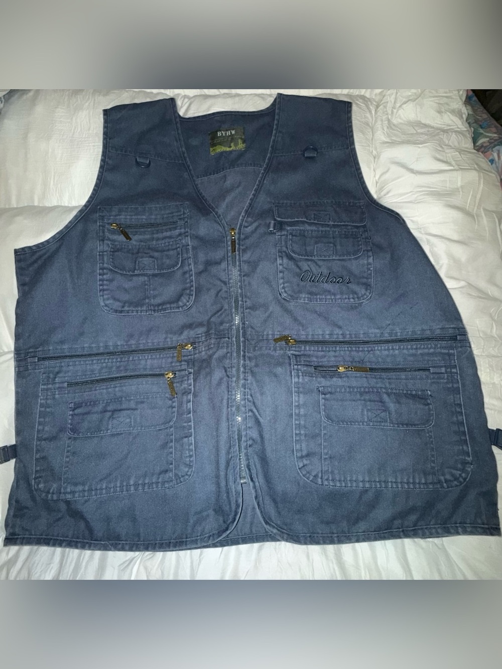 BYHW Mens Outdoor Utility Fishing Vest